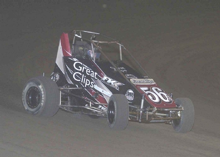 Danny Stratton on hos way to second at Tri City Gold Crown Nationals