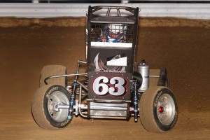 Clauson on the way to winning the 3rd Jason Leffler memorial Pic-Rich Forman