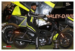 Veal with the Geelong Harley Davidson Trophy Photo Geelong Harley Davidson
